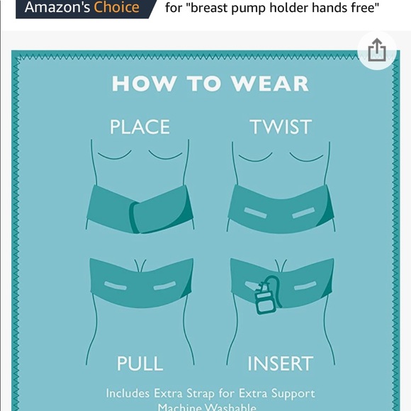 PumpStrap hands free nursing bra / pumping bra - Picture 12 of 15